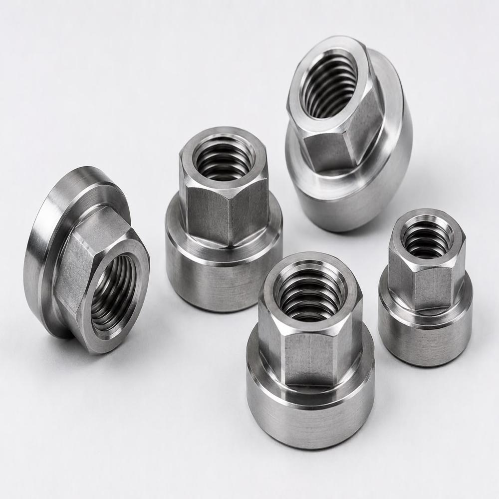Step Nut - Color: Silver