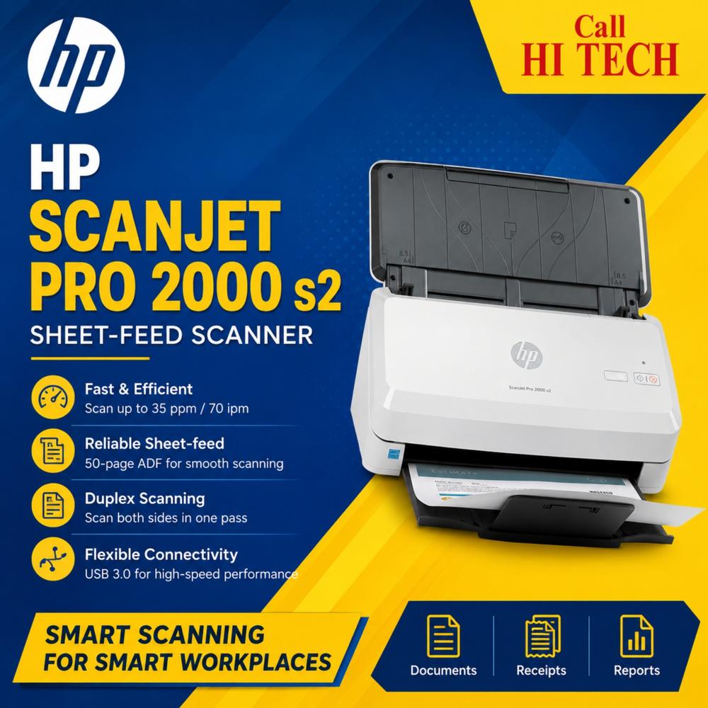 HP ScanJet Pro 2000 s2 Sheet feed Document Scanner