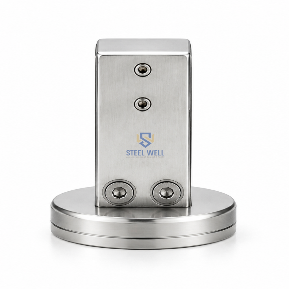 stainless steel 4 inch spigot/stainless steel spigot for balcony glass railing/modern stainless steel railing hardware/SS railing accessories
