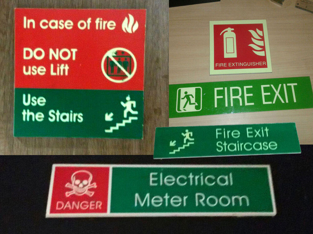 Fire Safety Signages