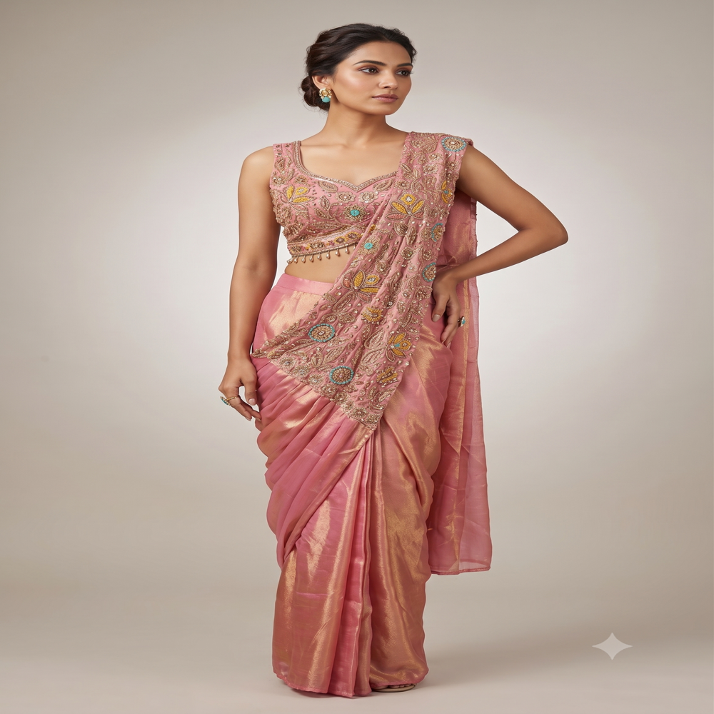 SP-40024 Party Wear Designer Saree