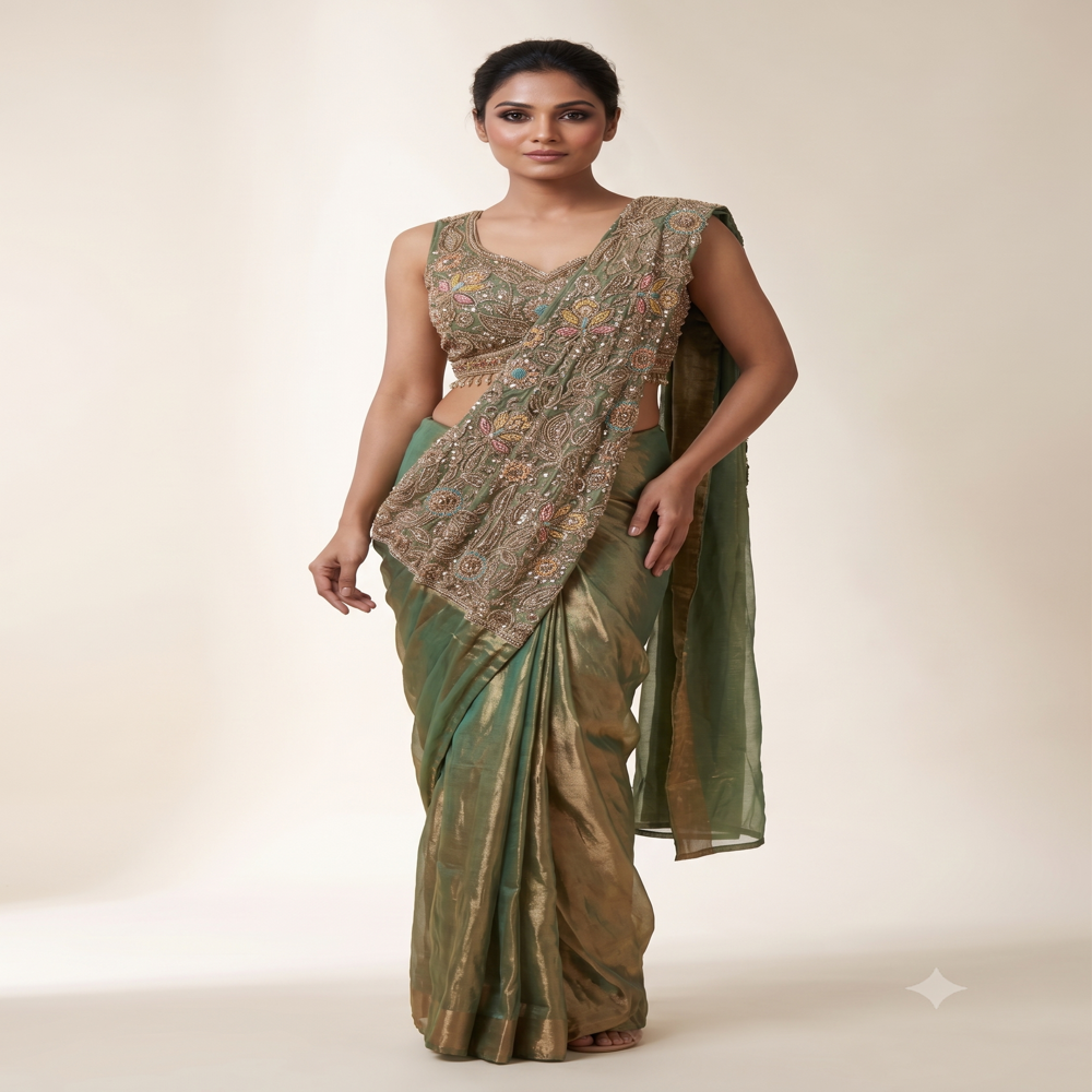 SP-40024 Party Wear Designer Saree
