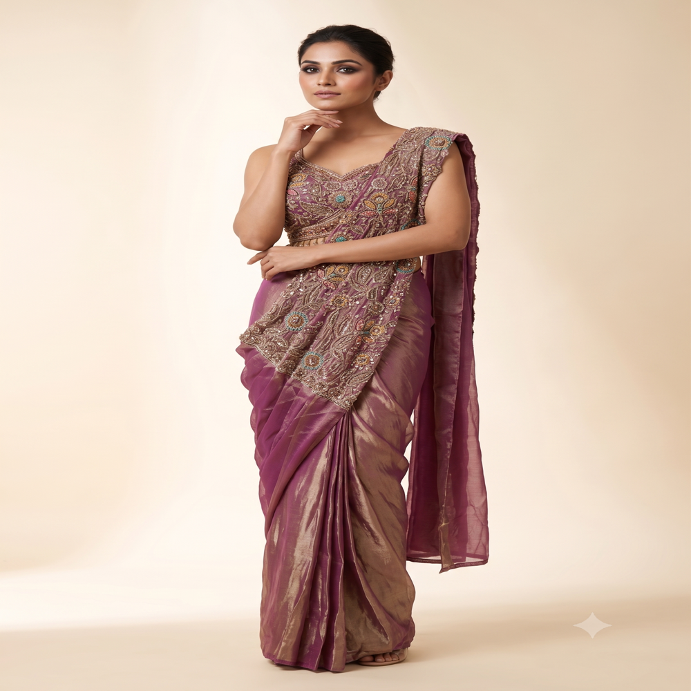 SP-40024 Party Wear Designer Saree