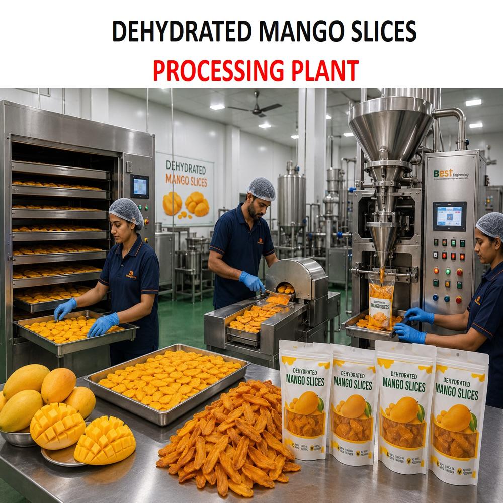 Mango Dehydrated Slices Processing Plant