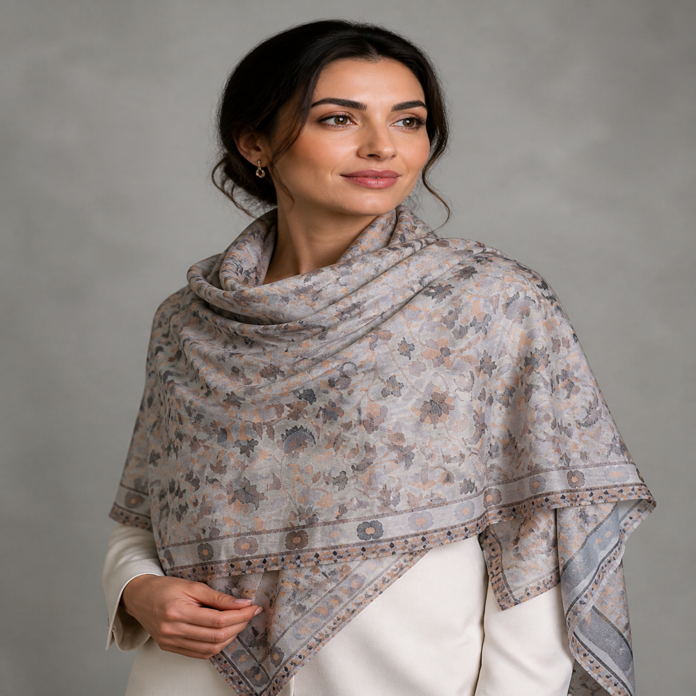 Fine merino wool kani cutting stoles