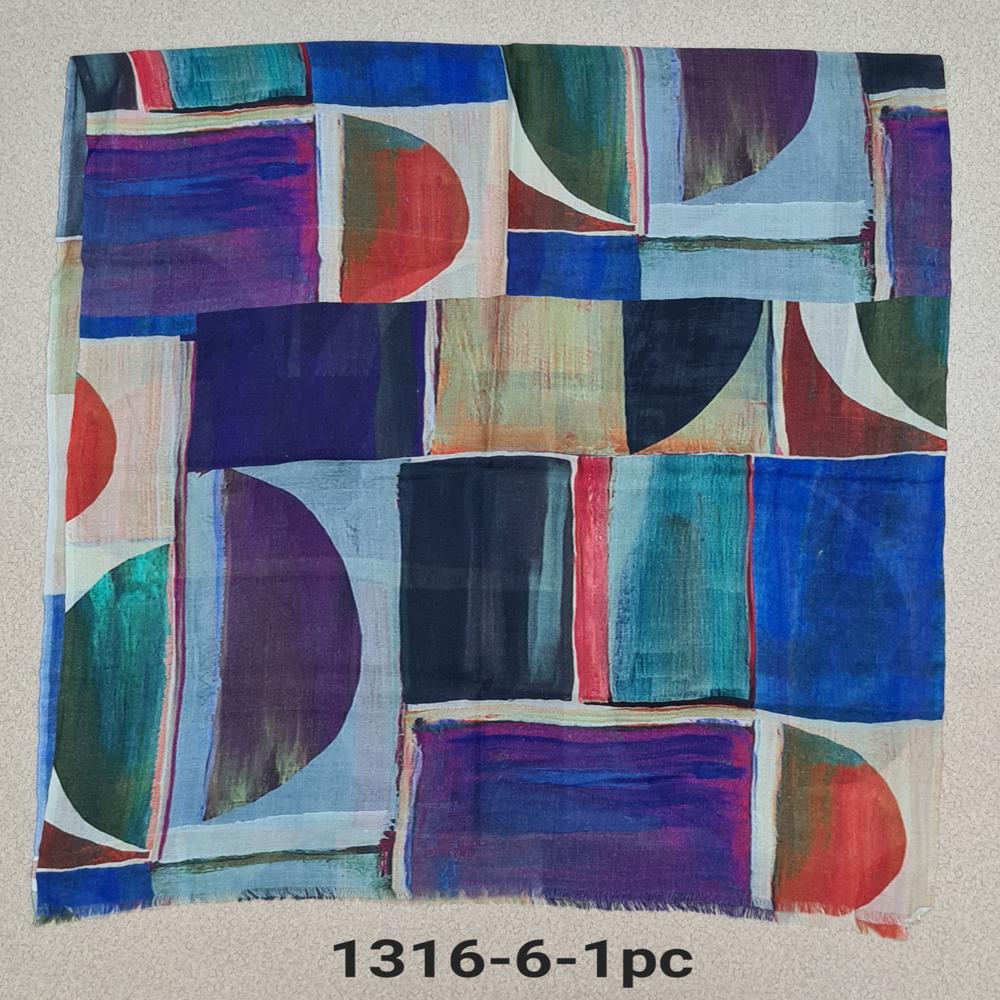 Pure wool modern digital printed stoles