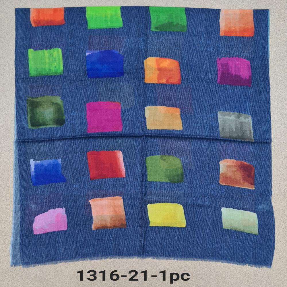 Pure wool modern digital printed stoles