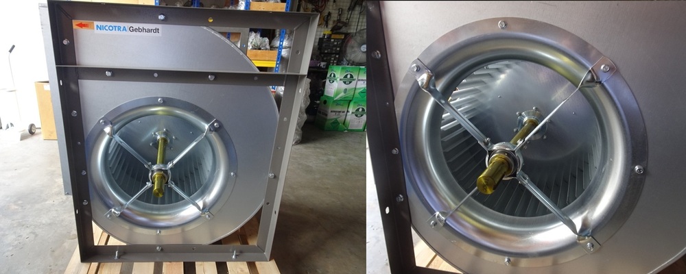 Nicotra Forward Curved Centrifugal Fan ADH 450 K HVAC Systems, Air Handling Units (AHUs), Ventilation Systems