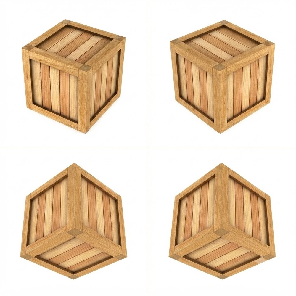 Brown Wooden Storage Box