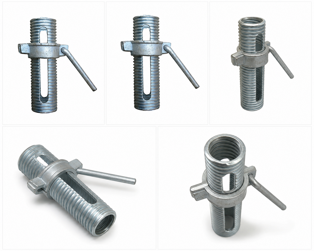 Scaffolding Prop Sleeve - Color: Steel