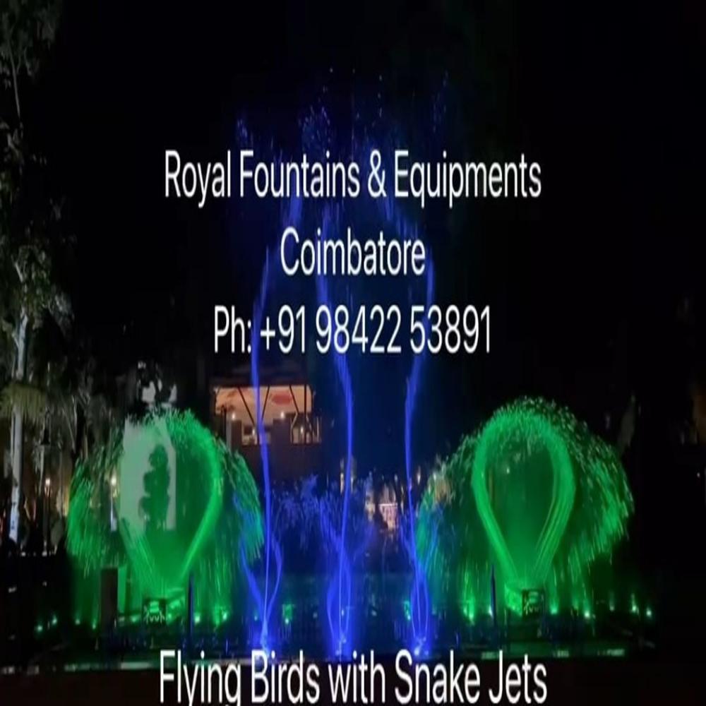Flying Birds With Snake Jets