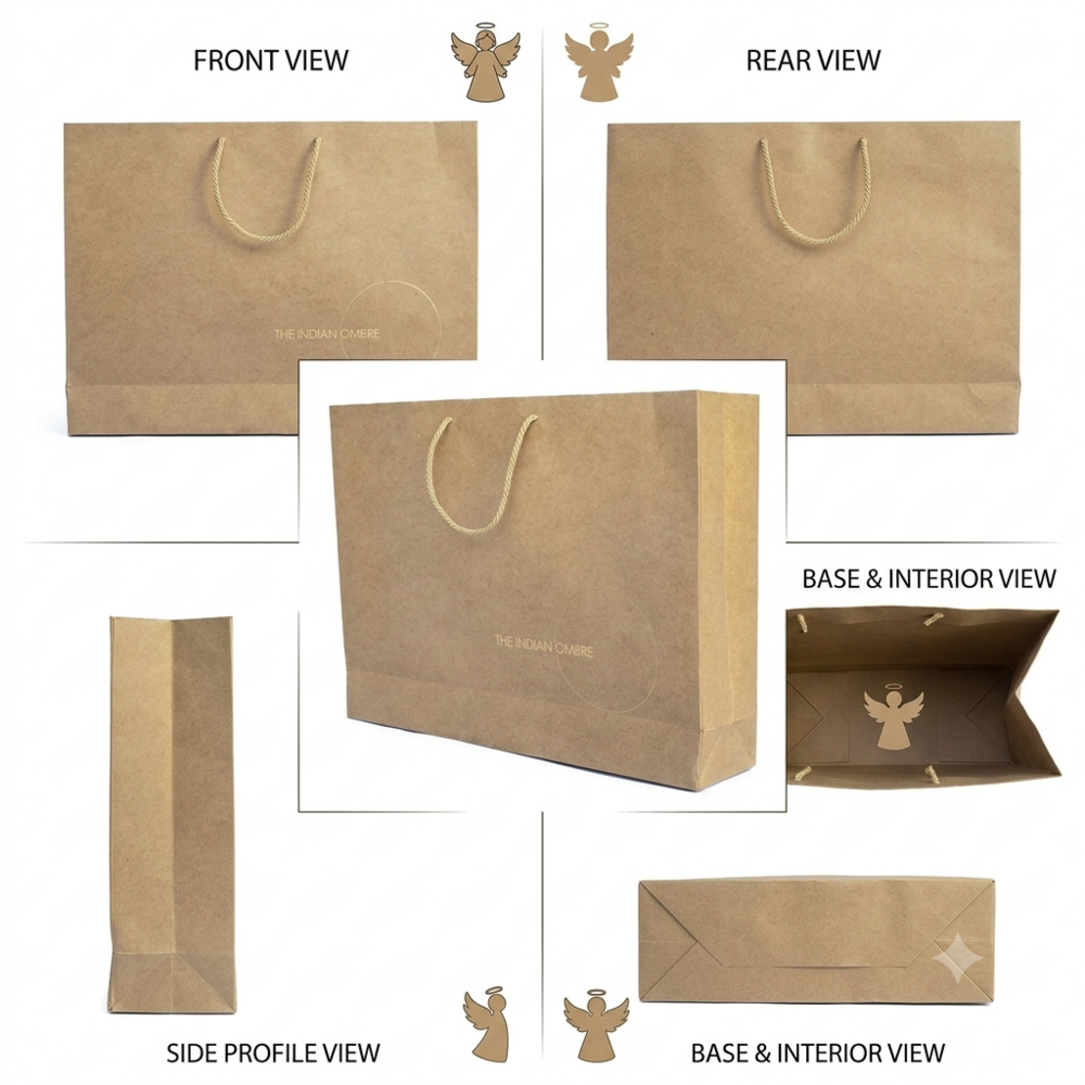 80 GSM Brown Paper Shopping Bag