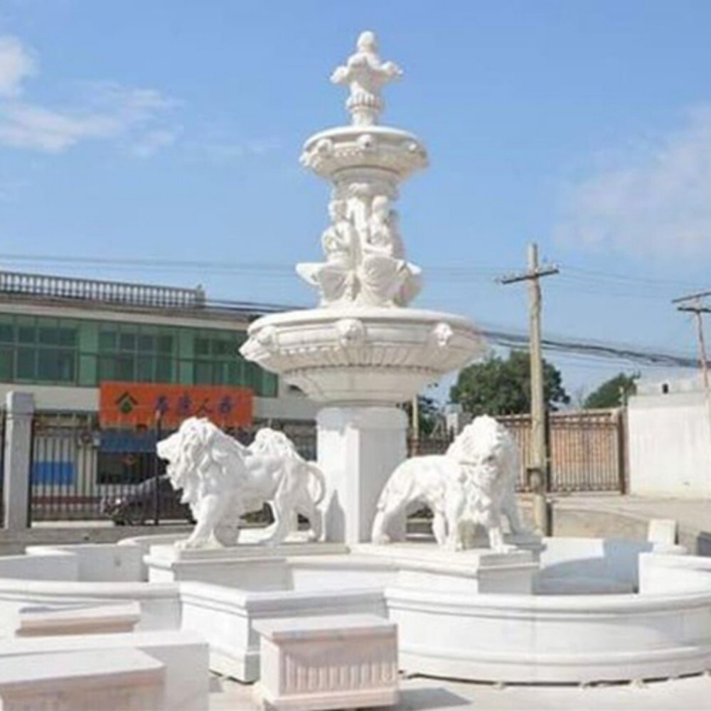 White Sandstone Fountain