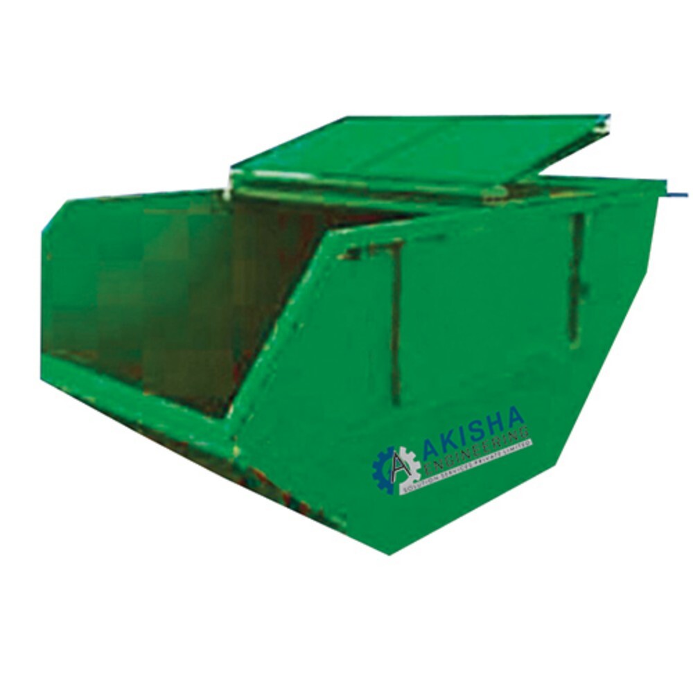 Ms Dustbin - Mild Steel, High Quality & Durable Design, Vibrant Green For Indoor And Outdoor Use