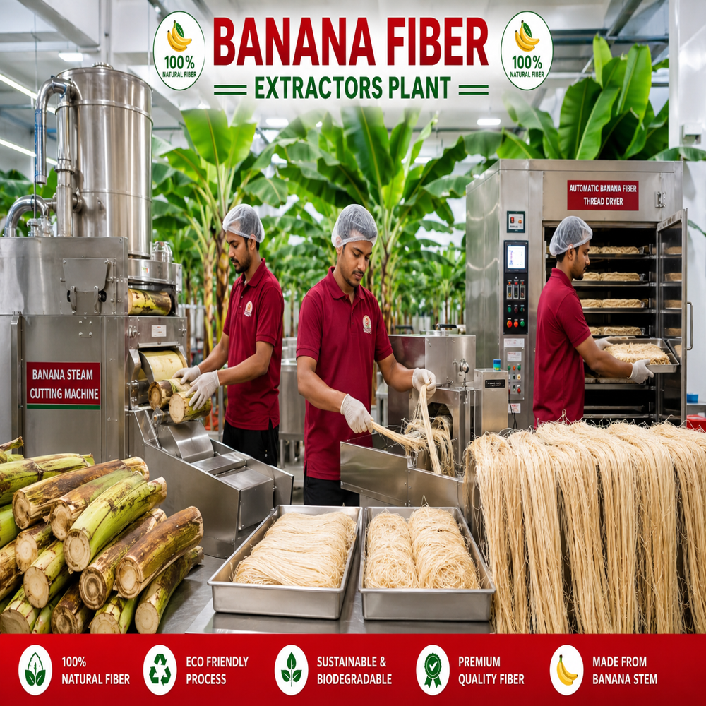 BANANA FIBER EXTRACTION PLANT