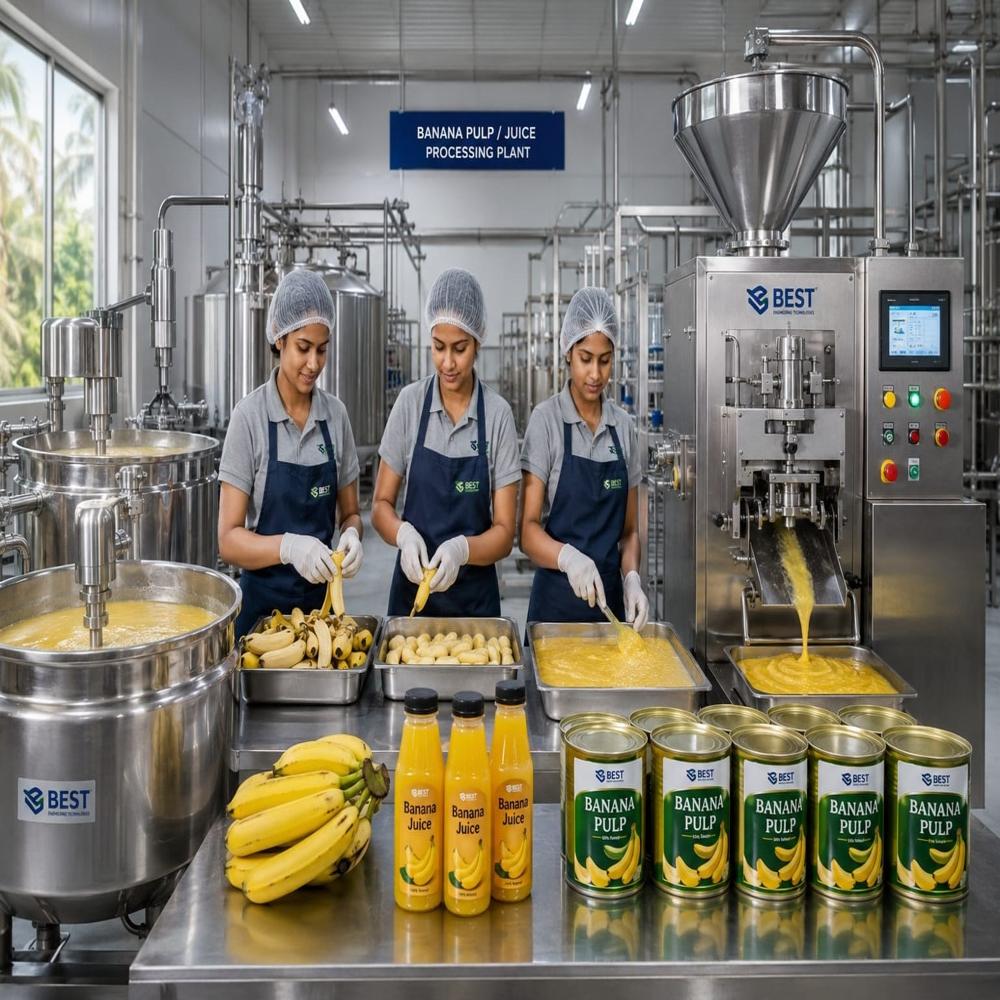 BANANA PULP & JUICE PROCESSING PLANT