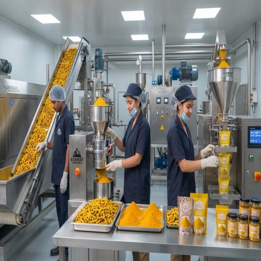 TURMERIC POWDER PROCESSING PLANT