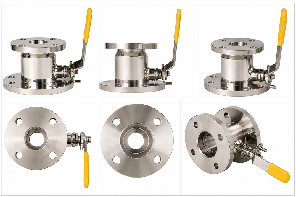 Industrial Ball Type Flush Bottom Tank Valve