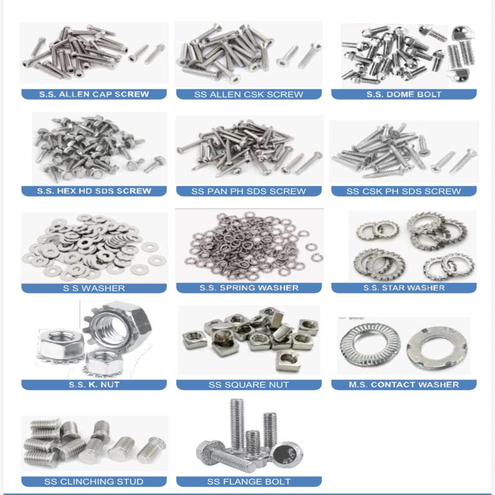 Stainless steel Cone Point Grub Screw