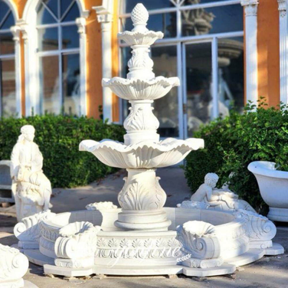 Fancy Decorative Outdoor Marble Fountain