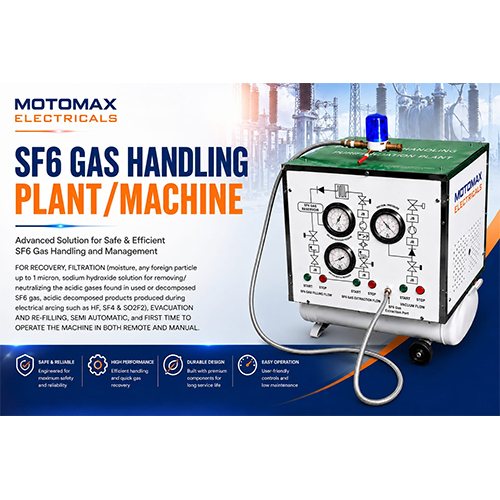 SF6 GAS HANDLING PLANT- MACHINE