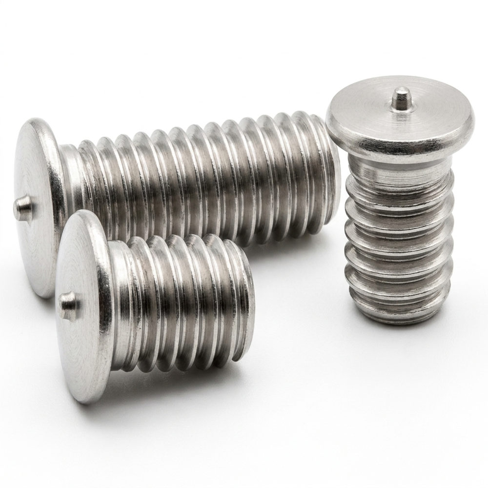Stainless Steel Weld Stud - Finish: Bright Finish Natural Finish Polished Finish Matte Finish