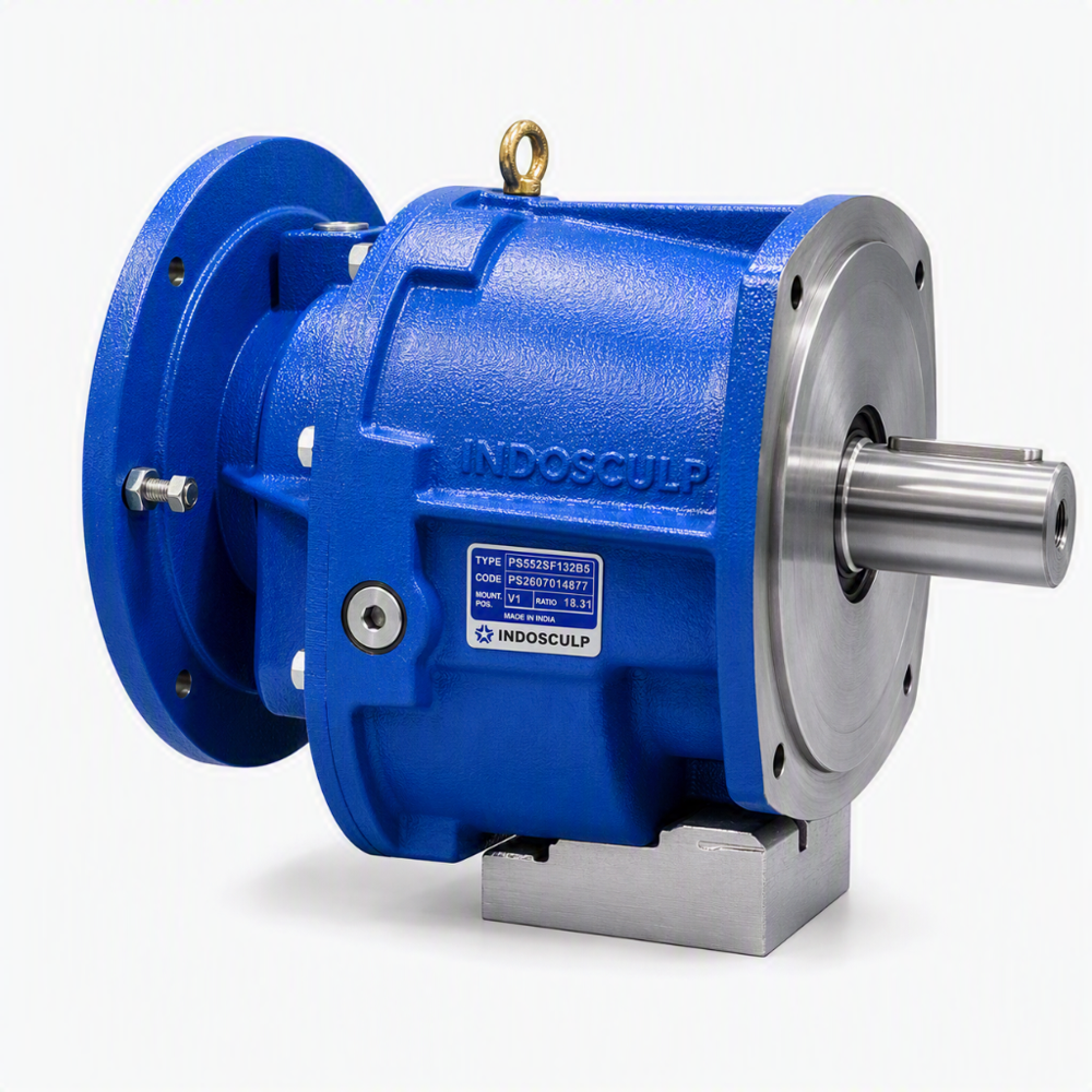 PM 55 Flange Mounted Inline Helical Gearbox