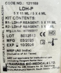 Erba Mannheim System Pack LDH-P Kit