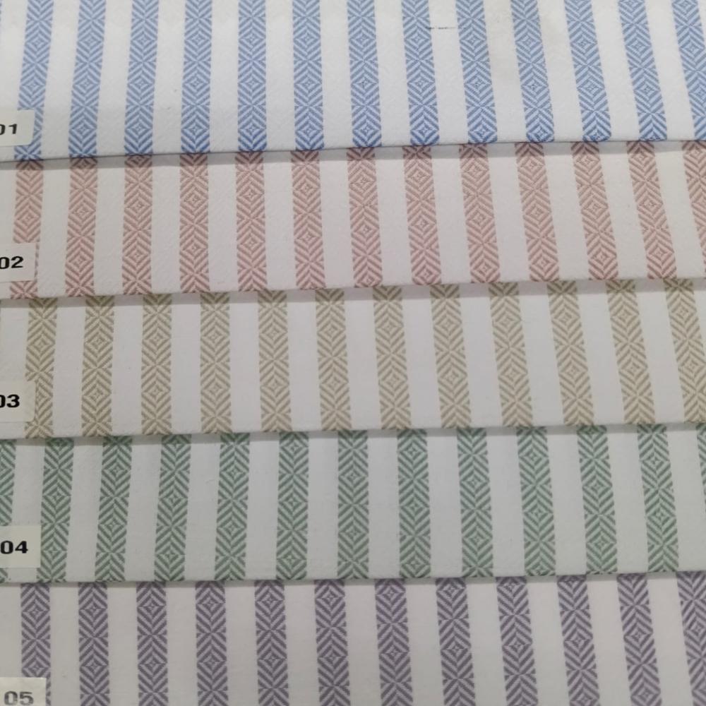 GEMINI POLYCOTTON GINGHAM STRIPE FABRIC 58