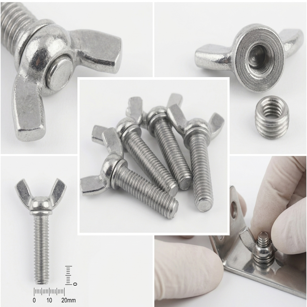 Stainless Steel Wing Bolt