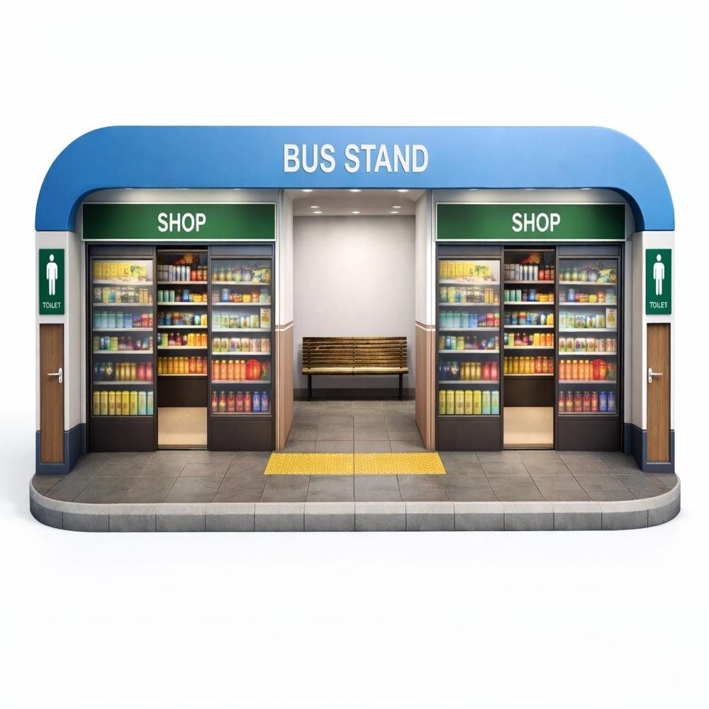 PREFABRICATED BUS STOP