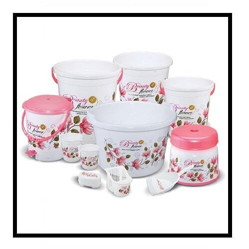 Plastic Bathroom Set