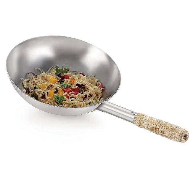 Carbon Steel Chines Woks - Color: Silver