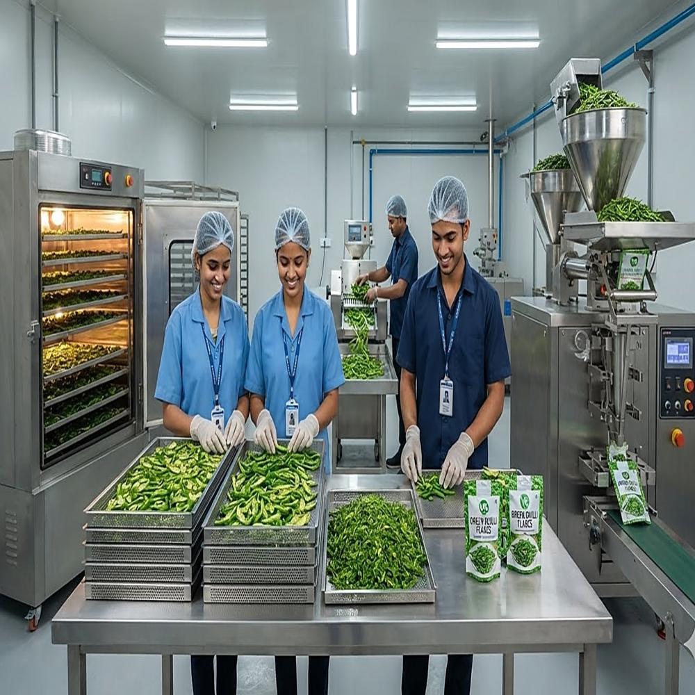 CHILLY (GREEN) DEHYDRATION PROCESSING PLANT