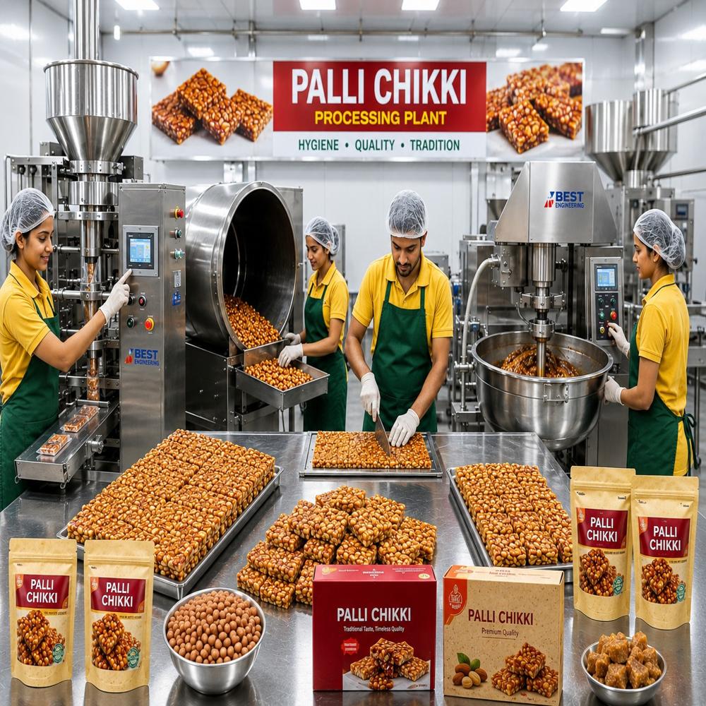 GROUNDNUT CHIKKI PROCESSING PLANT
