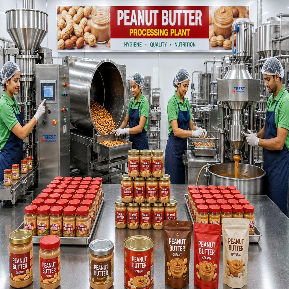 PEANUT BUTTER PROCESSING PLANT