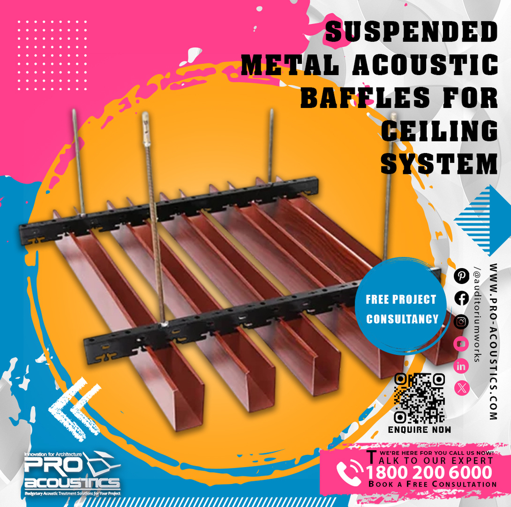 Auditorium  Metal Acoustic Baffles