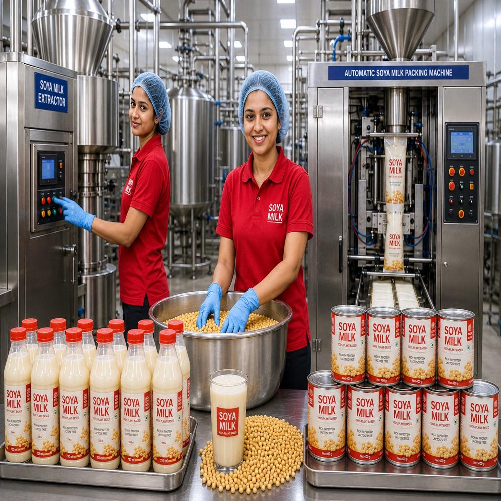 SOYA MILK PROCESSING PLANT