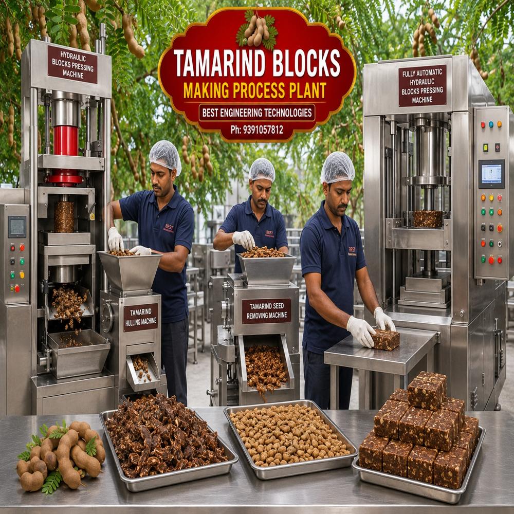 TAMARIND BLOCKS MAKING MACHINE