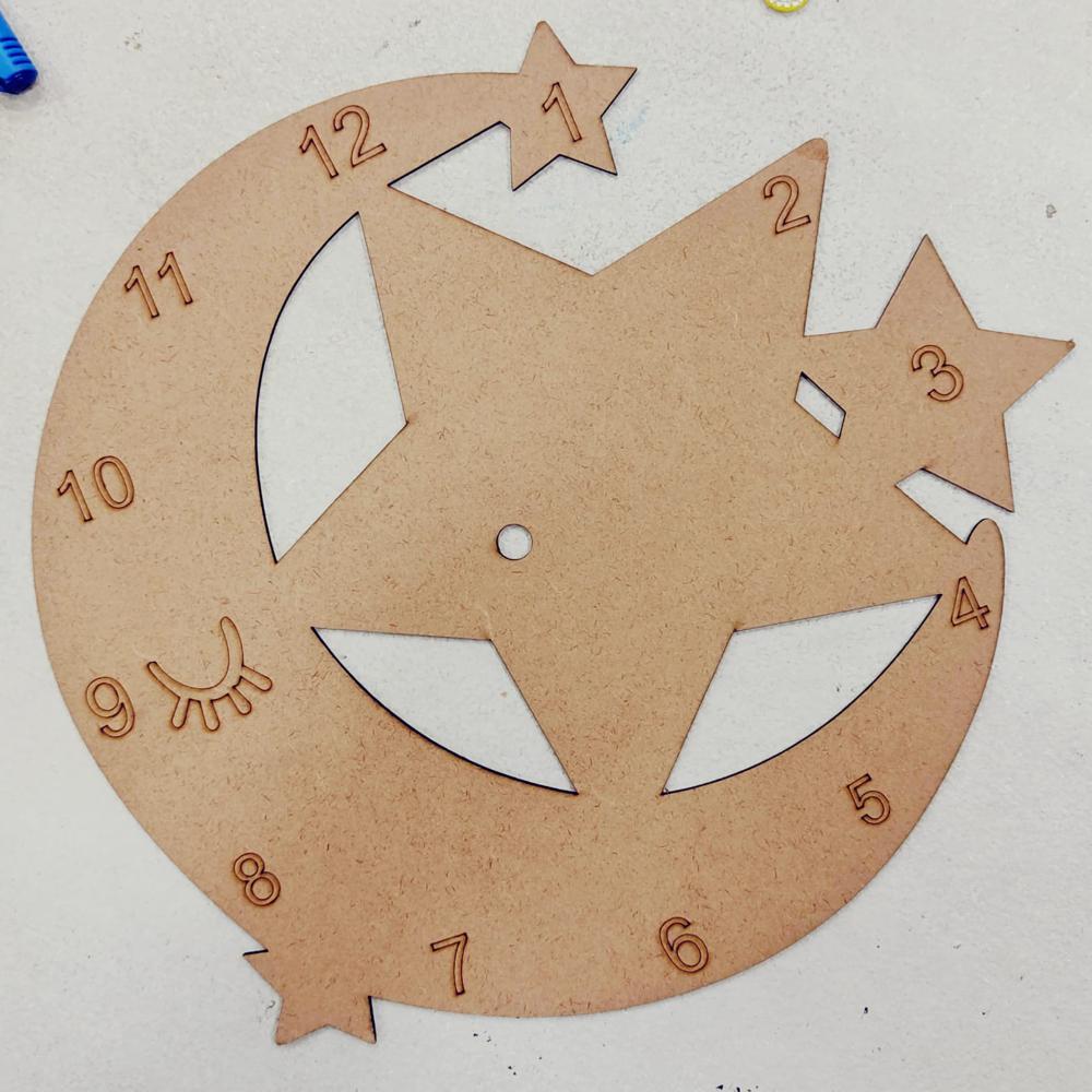 Wall clock mdf
