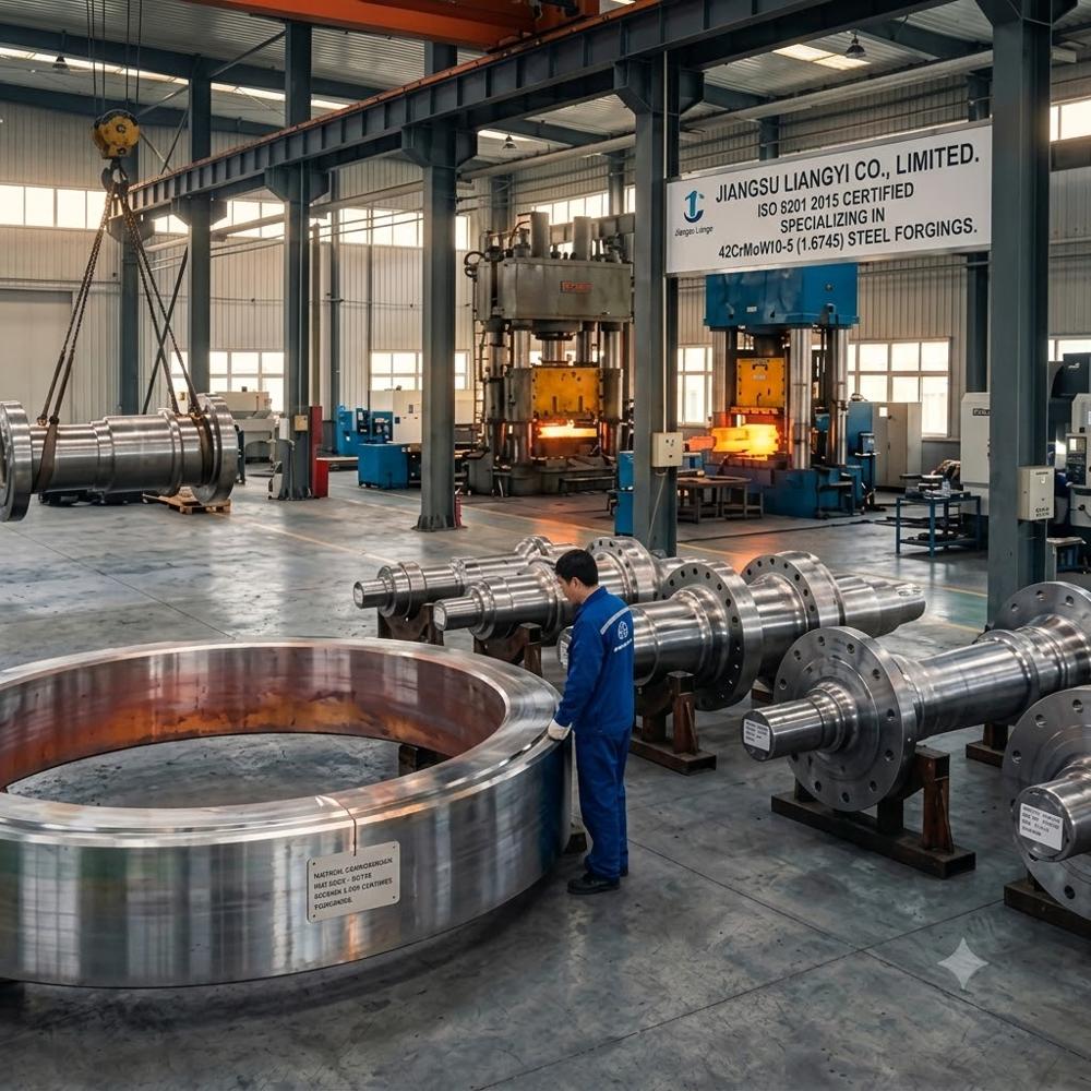 EN26 826M40 1.6745 High-Tensile Forgings for Aerospace, Oil & Gas Heavy Drives  Crank Gear Shafts, Connecting Rods, Rings Fasteners