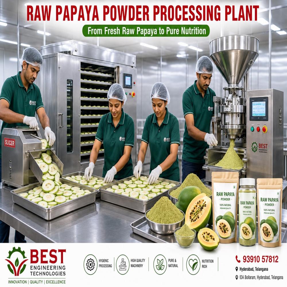 PAPAYA DEHYDRATED POWDER PROCESSING PLANT