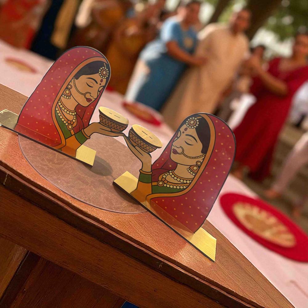 Lady Diya Pair