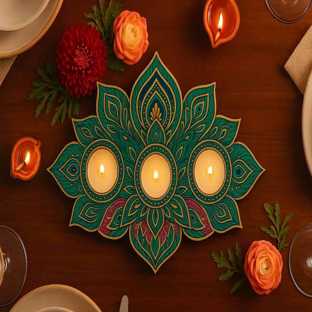 Rangoli Diya (Pack of 2)