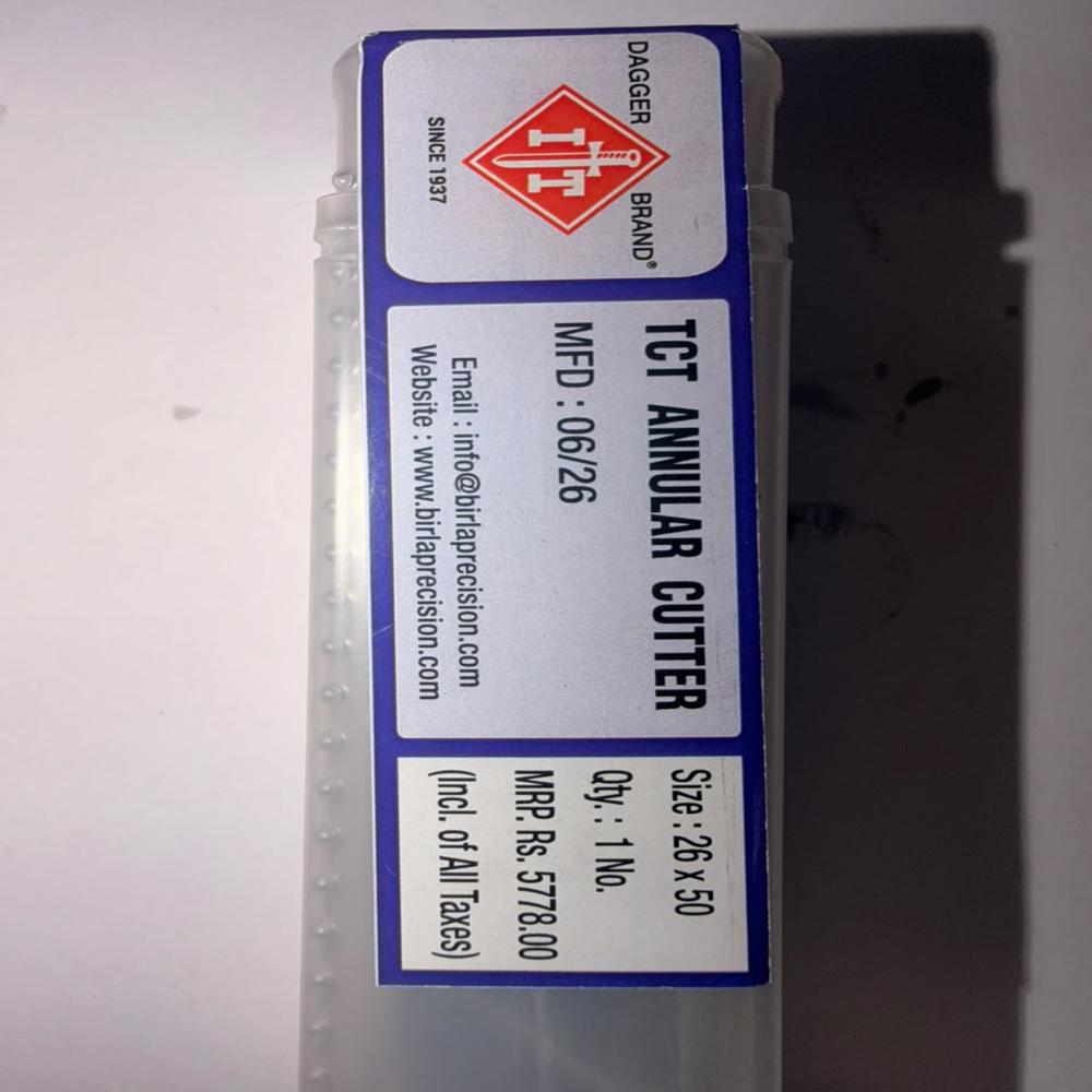 TCT ANNULAR CUTTER 26*50mm