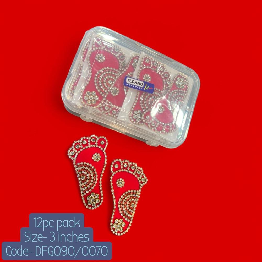 3 INCH LAXMI CHARAN Pack of 12