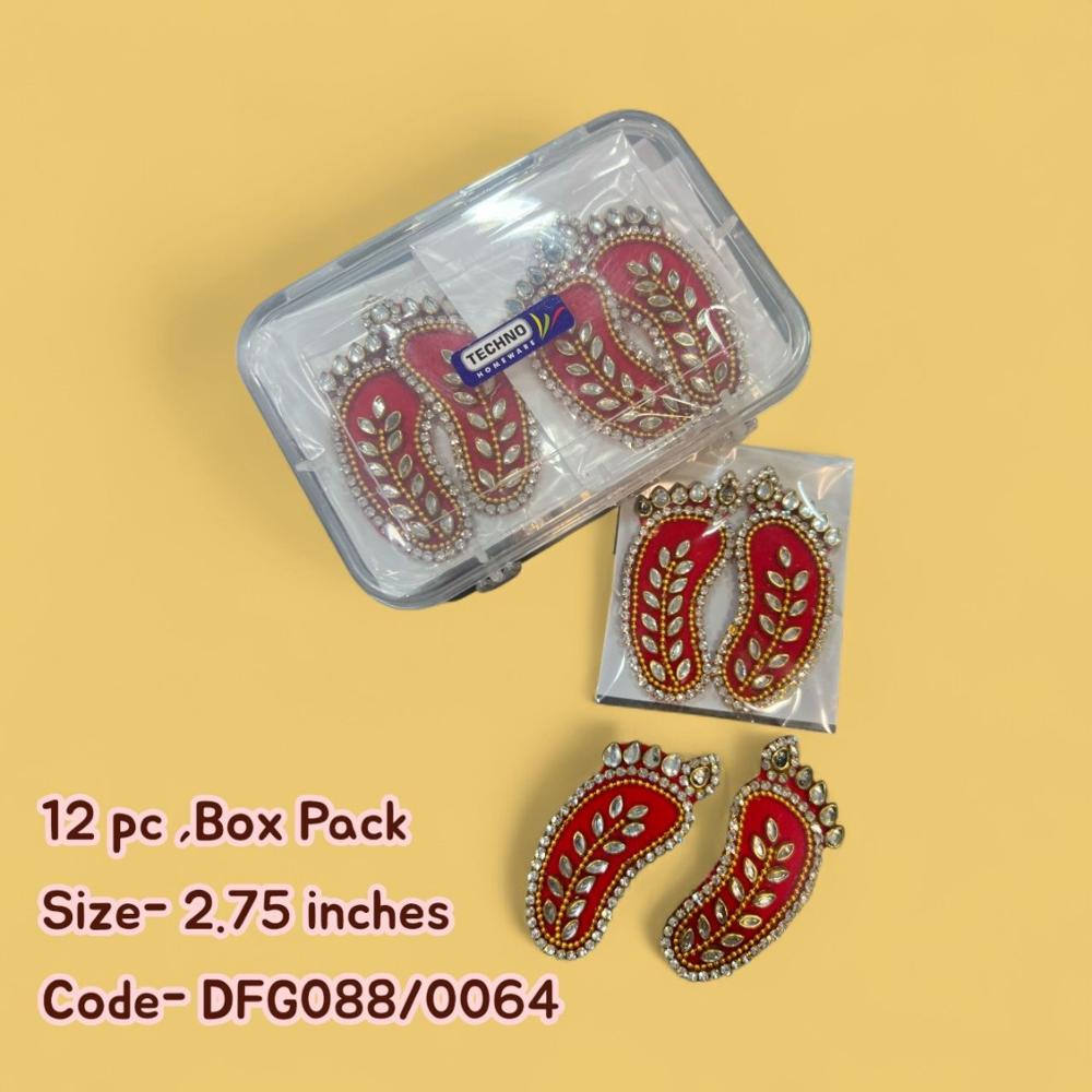 2.75 INCH LAXMI CHARAN Pack of 12