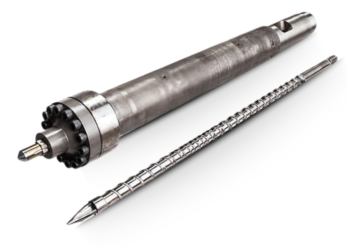 SS Screw And Barrel For Pipes Machine