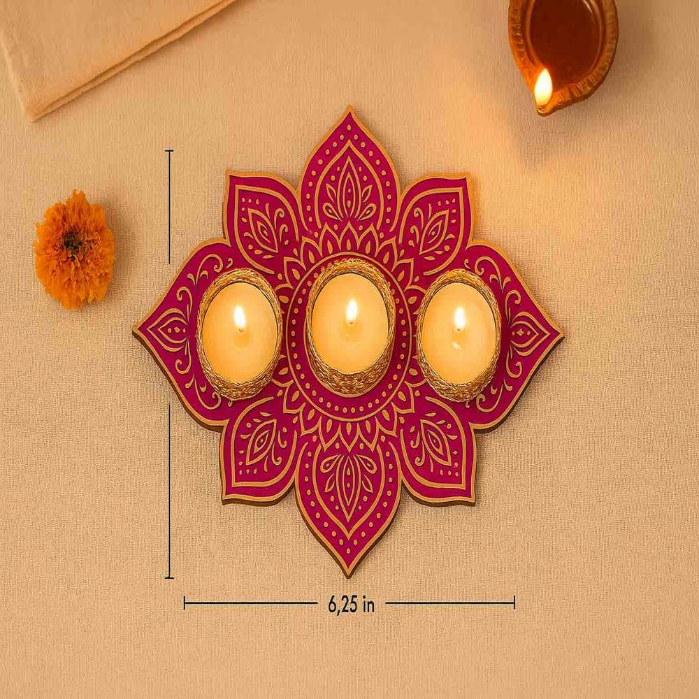 Rangoli And T-Lights