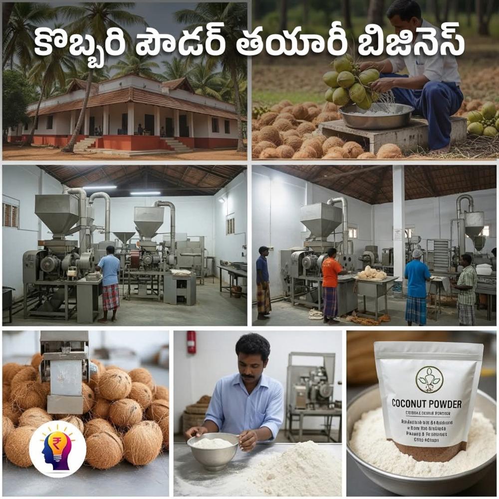 COCONUT DESICATTED POWDER PROCESSING PLANT